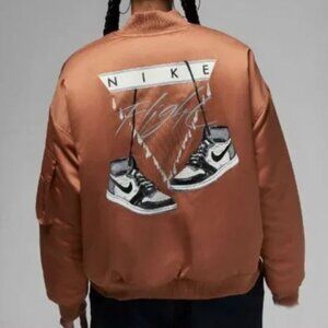 Jordan Flight Bomber Jacket Renegade Women's Size 2X NWT Nike Oversized $250